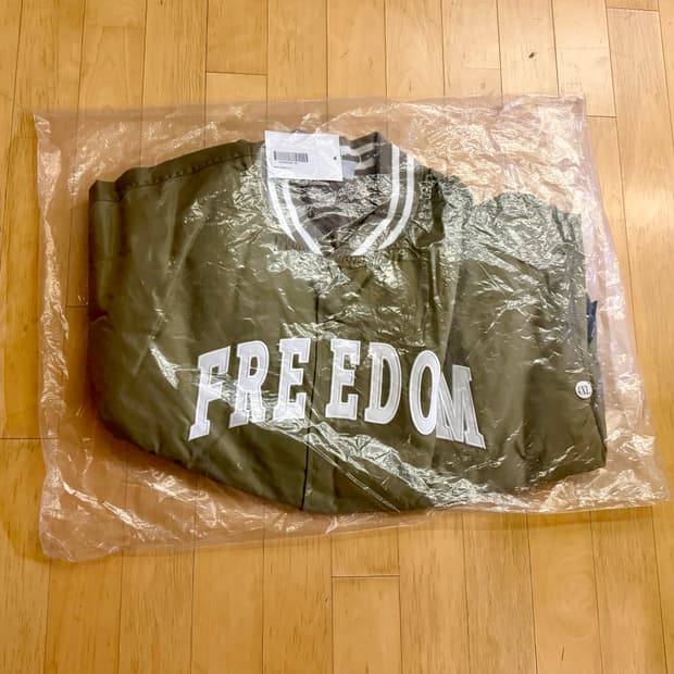 [프리덤에슬레틱] 로고 MA-1 자켓 (카키)