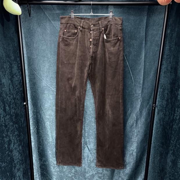 (33) 말보로 클래식 다크 브라운 골덴 팬츠 