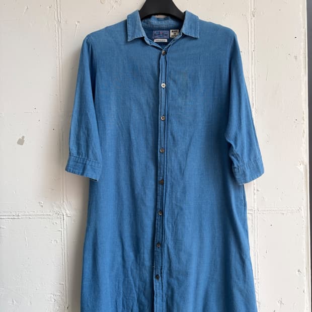 BLUE BLUE shirt one piece