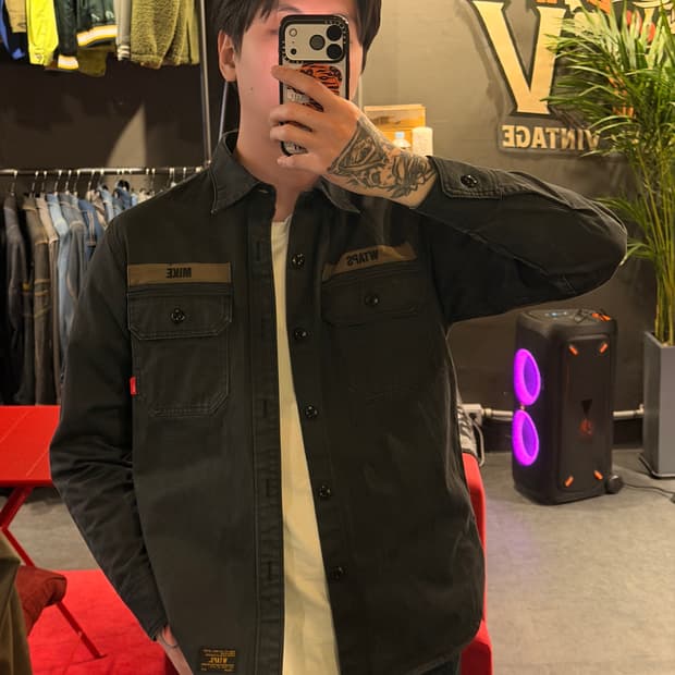 WTAPS 더블탭스 워크셔츠 블랙
