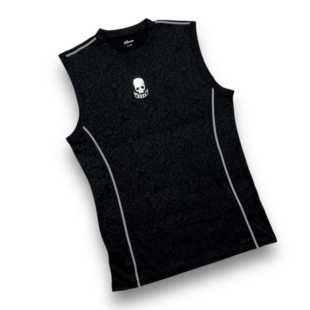 Roen Leopard Skull Rock Chic Sleeveless
