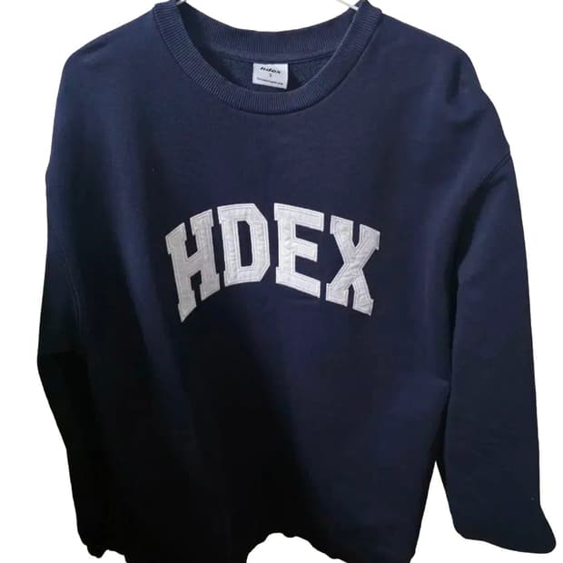 에이치덱스(HDEX) 빅로고 오버핏 맨투맨 (S)