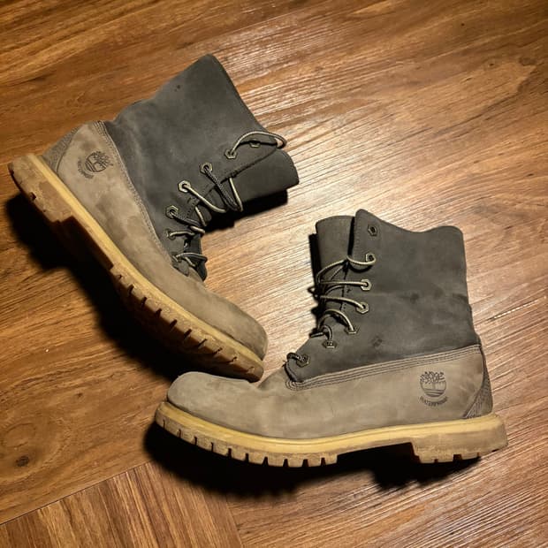 TIMBERLAND 팀버랜드 투톤 레더 부츠