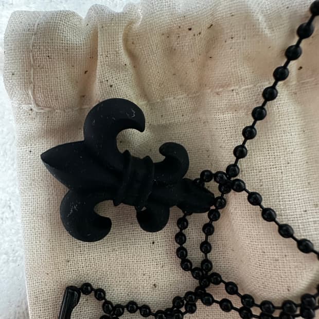 크롬하츠 / BS 플레어 실리크롬 목걸이 / 블랙