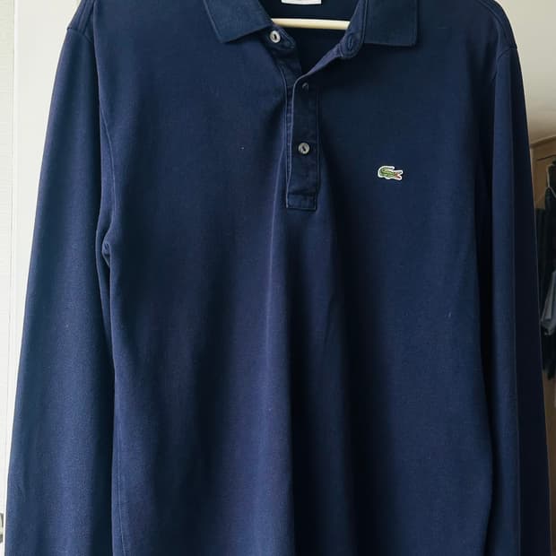 라코스테 네이비 긴팔 폴로티
