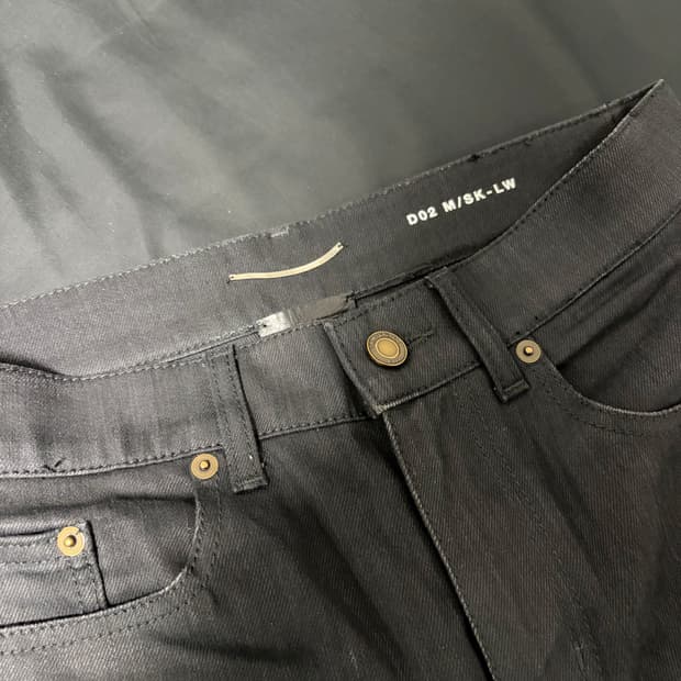 생로랑 워싱 윙클 데님진 29