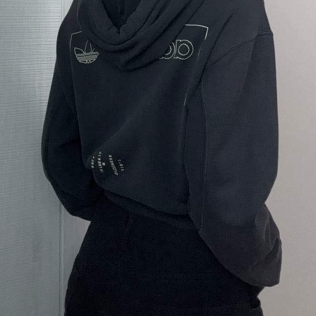 아디다스 후드집업 L