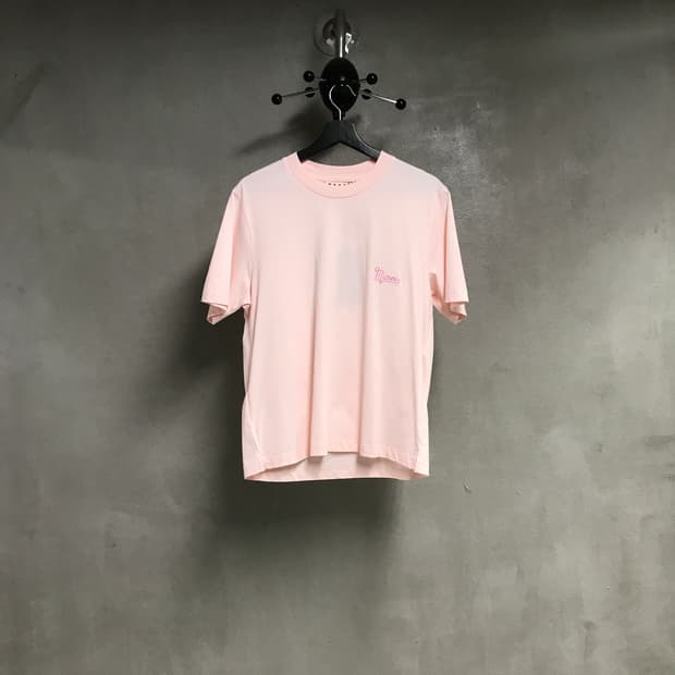 마르니 핑크 반팔 티셔츠 새상품 42(W)