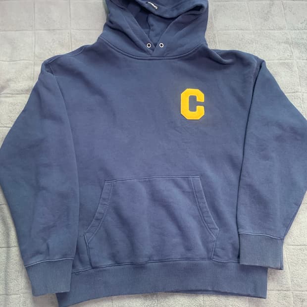 커버낫 C로고 네이비 후드티 M