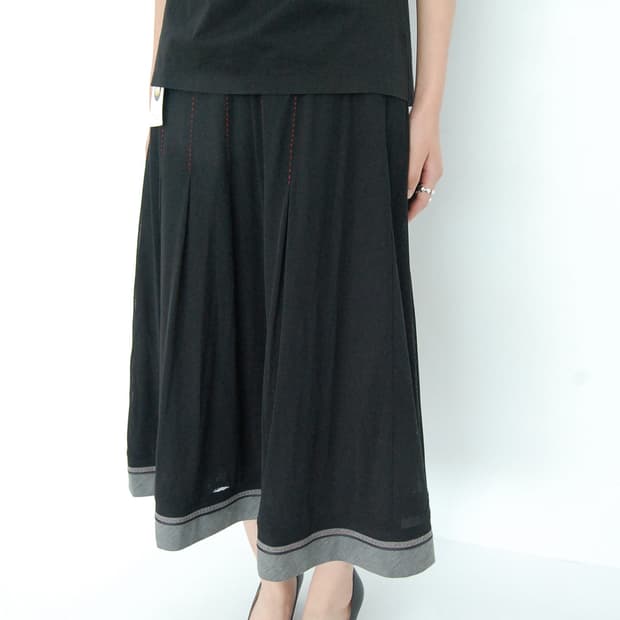 Hiroko bis mesh pleats Skirt