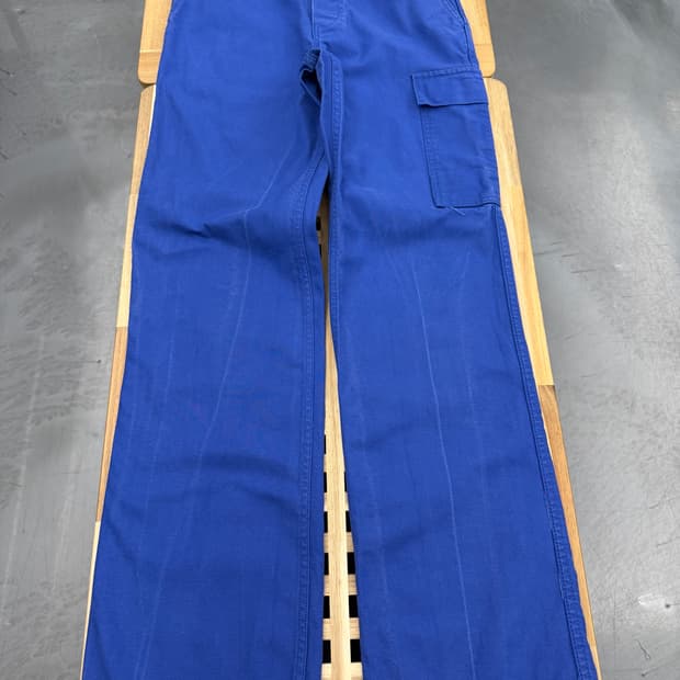 90s WASHED BLUE FRENCH UTILITY 프렌치워크팬츠