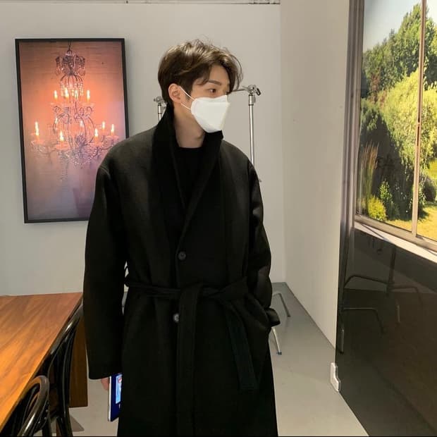르메르 티베탄 코트 블랙 46