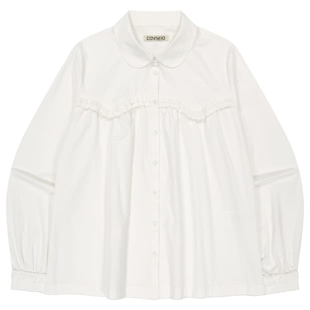 코이세이오 ROUGH CUT FRILL SHIRT 