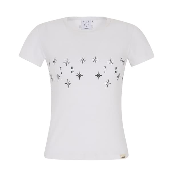 (2) 트립샵 로고 밴드 반팔