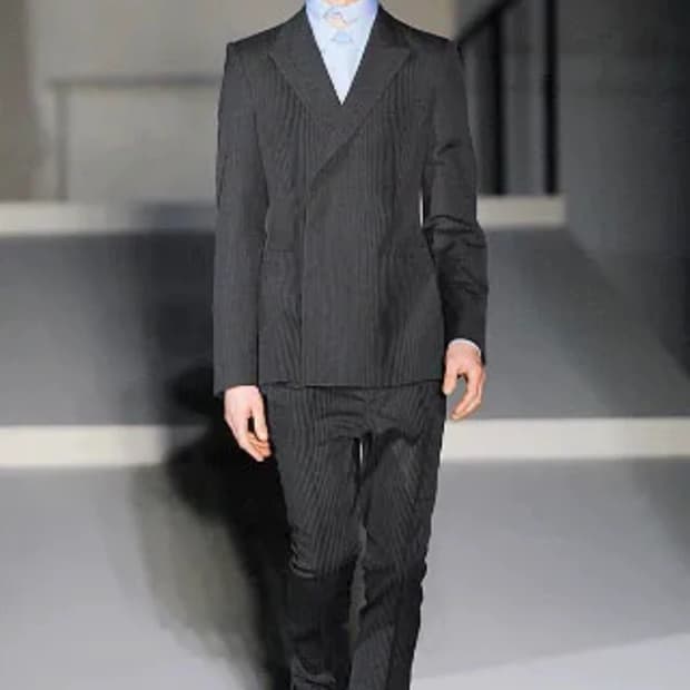 Prada 08fw 스트라이프 블레이저