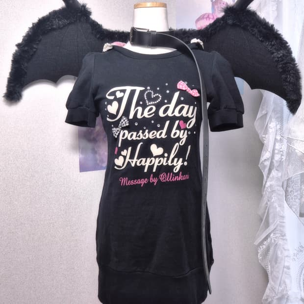 헤이세이 트랄라라 깔 글리터 큐빅 리본 후드 원피스 히메갸루 오네갸루