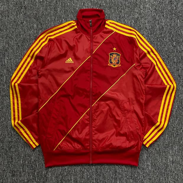 아디다스 12-13 스페인 국대 트랙탑 바람막이 M