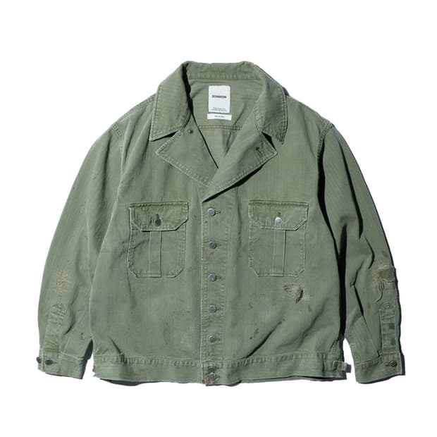 바우와우 24fw Bowwow M-41 HBT 보로 데님 자켓 M