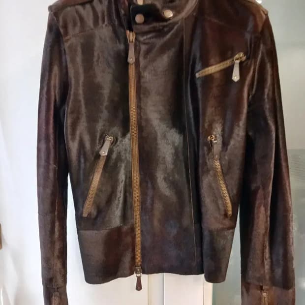 TRUSSARDI LEATHER JACKET