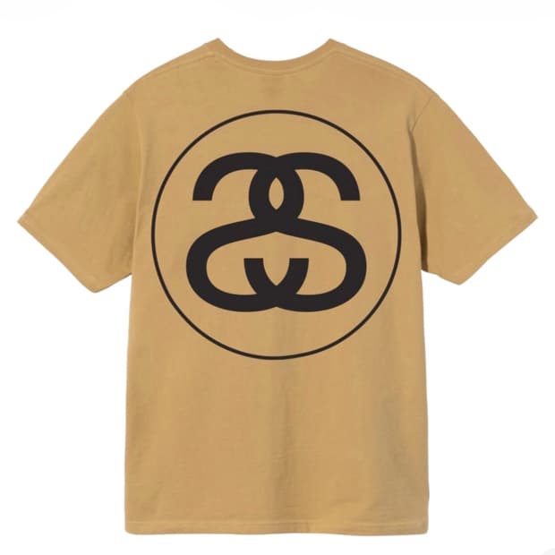 [L] 스투시 빅 링크 티셔츠 카키