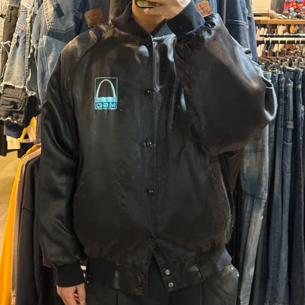 [NO.9] 빈티지 west out 새틴자켓 