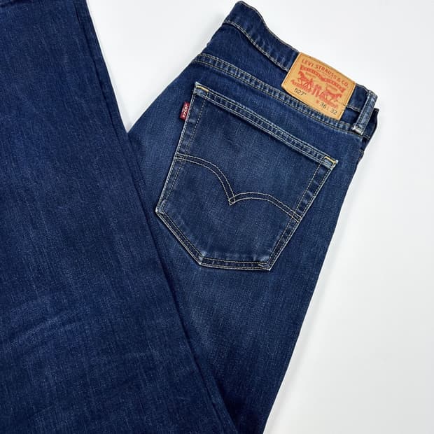 리바이스 527 오리지널 세미 부츠컷 데님 팬츠 (36인치)