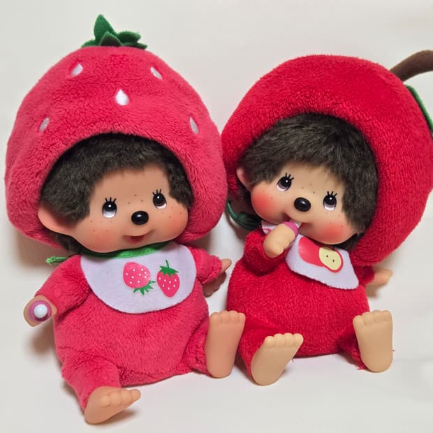 몬치치 딸기 사과