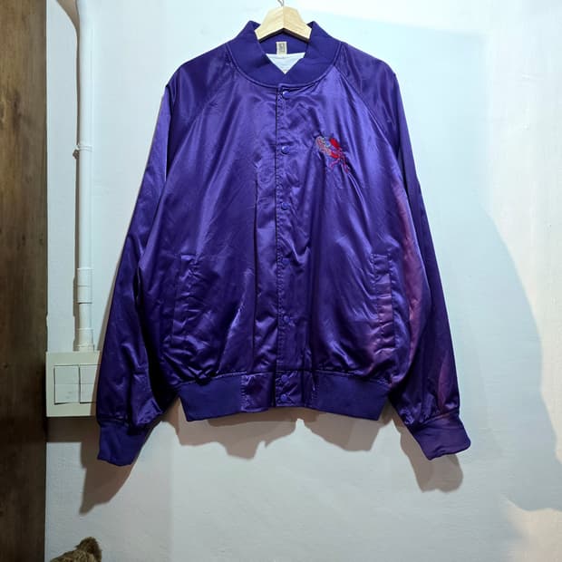 West Ark Satin Varsity Jacket (새틴 바시티)