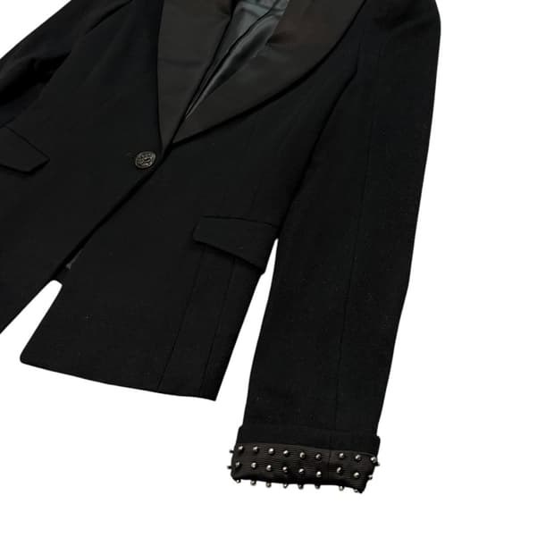 SJSJ Peak-Lapel & Studded-Cuff Blazer 상품이미지1