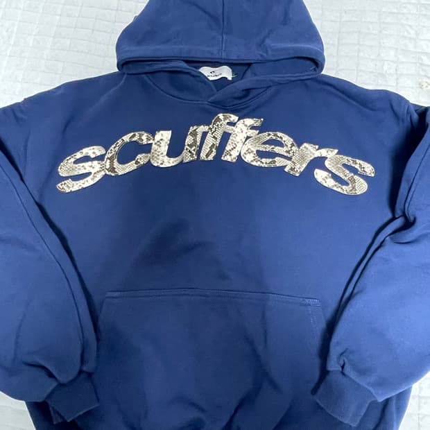 Scuffers 애니멀 블루 후디 L