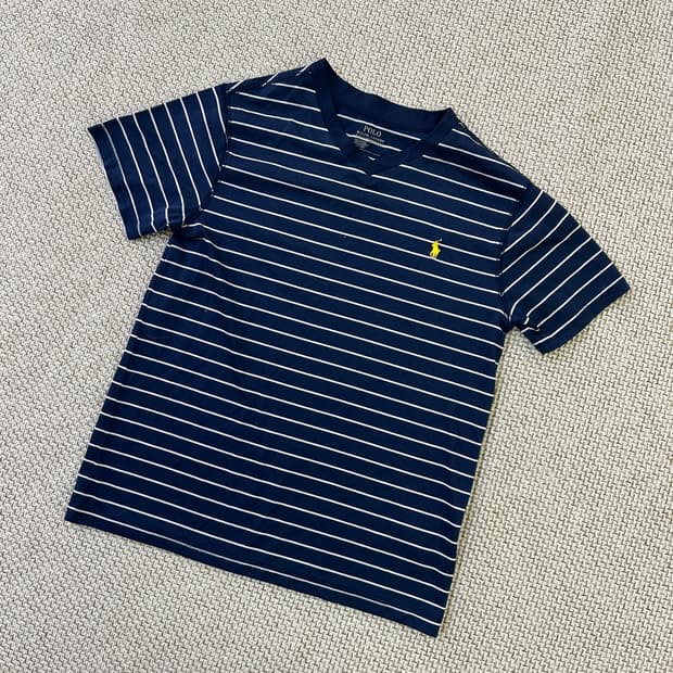 130 폴로랄프로렌 키즈 브이넥 반팔티 0420D