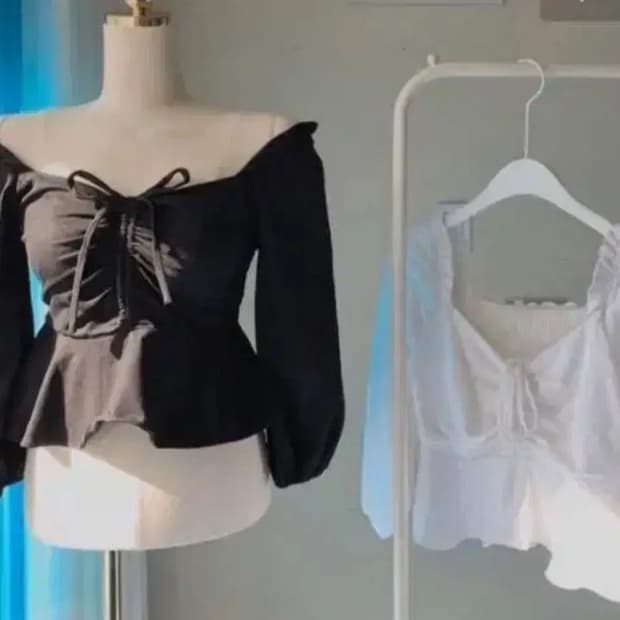 페일제이드 제이드 셔링 블라우스