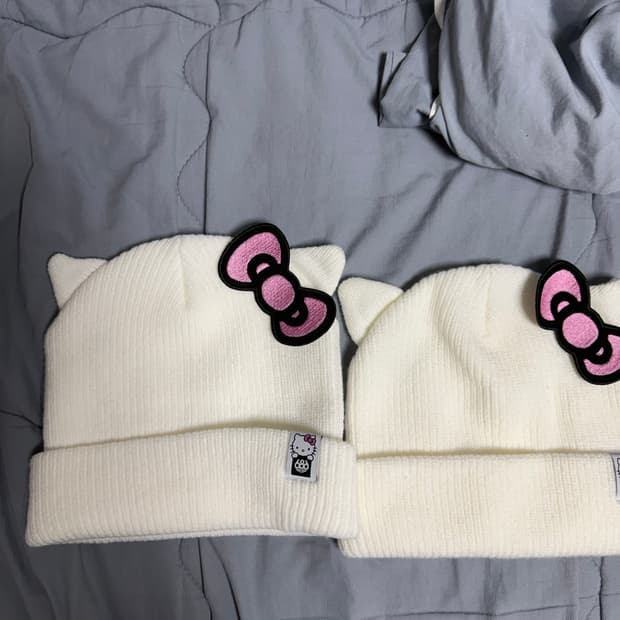 헬로키티 고양이 비니