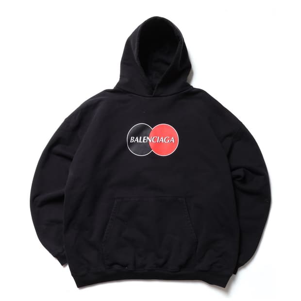 발렌시아가 Balenciaga Master Logo Hoodie 
