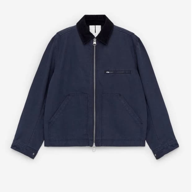 아르켓 코튼 캔버스 재킷(blue dark)L