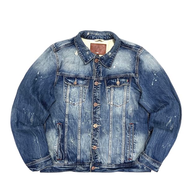 아르마니 빈티지 디테일 데님자켓(XL)