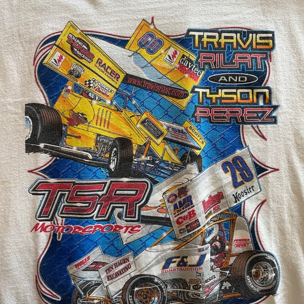 트래비스 릴랏 & 타이슨 페레즈 레이싱 티셔츠 - 2XL