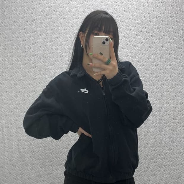 나이키 캐주얼 클럽 해링턴 약기모 집업 자켓 XL C09201