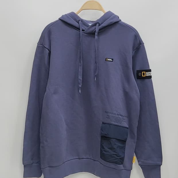 (새상품급)내셔널지오그래픽 21FW 세미오버핏 후드 / 남 L
