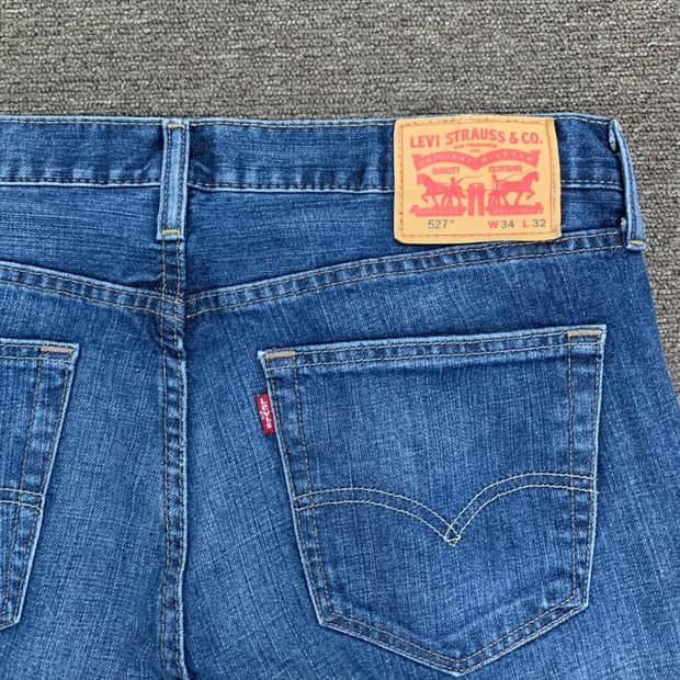 리바이스 527  부츠컷 데님
