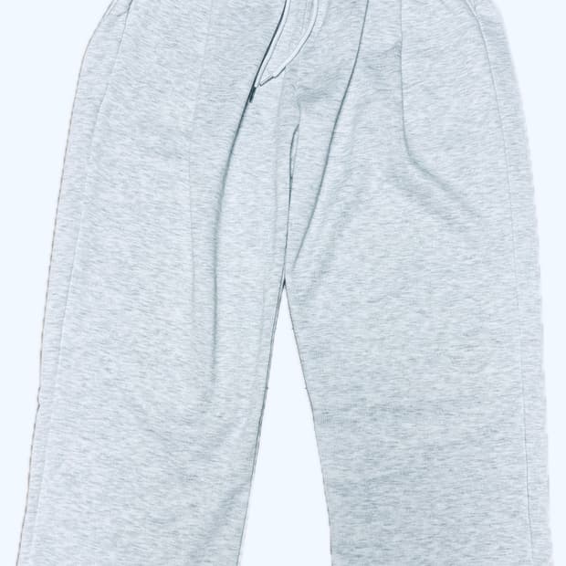 멜란지 와이드핏 바지