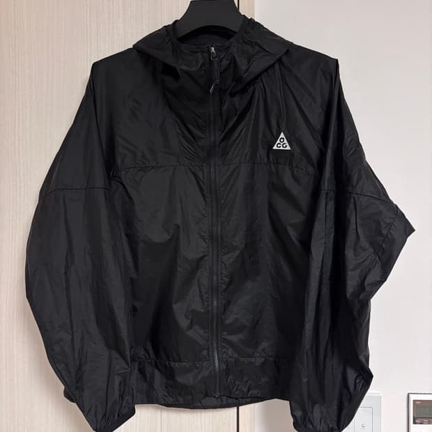 XL 나이키 ACG 신더콘 패커블 바람막이 자켓 블랙