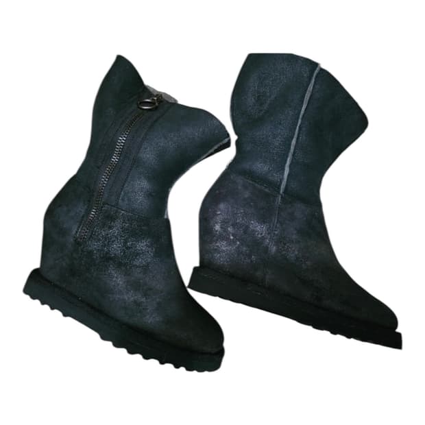 Ash 퍼 웨지 부츠 38