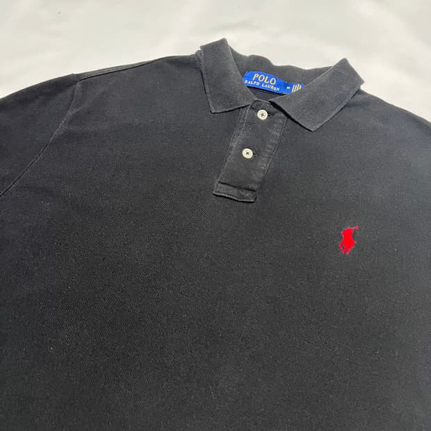 M폴로랄프로렌 블랙 반팔 카라티