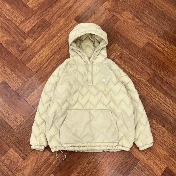 S(100) 코오롱 패커블 초경량 다운 후드 아노락