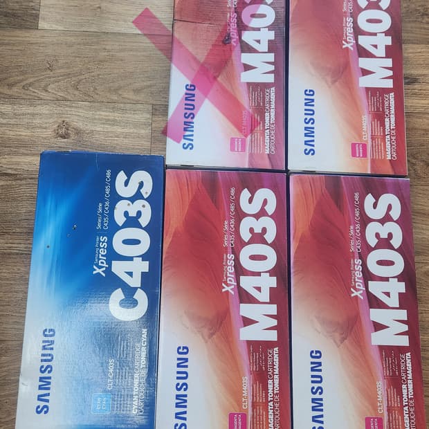 # 삼성 프린터 정품 토너 C403S, M403S
