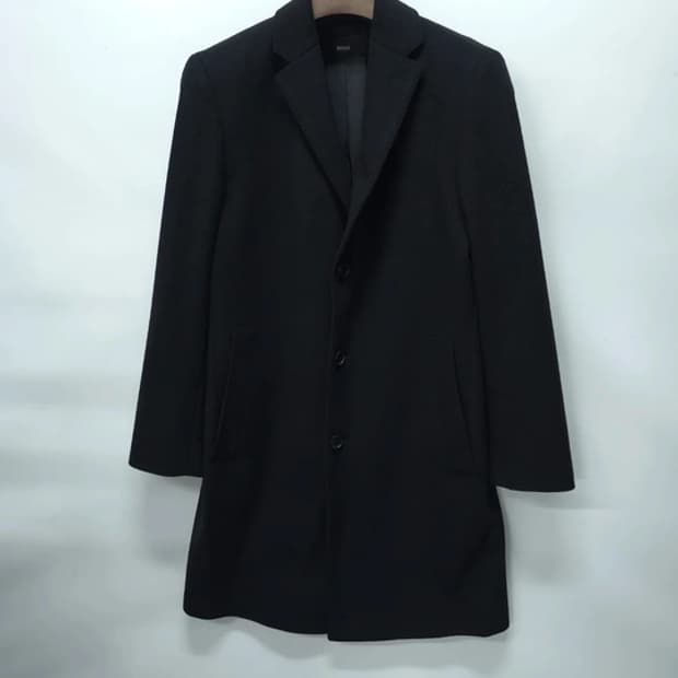 휴고보스 남성 캐시미어 버진울 코트