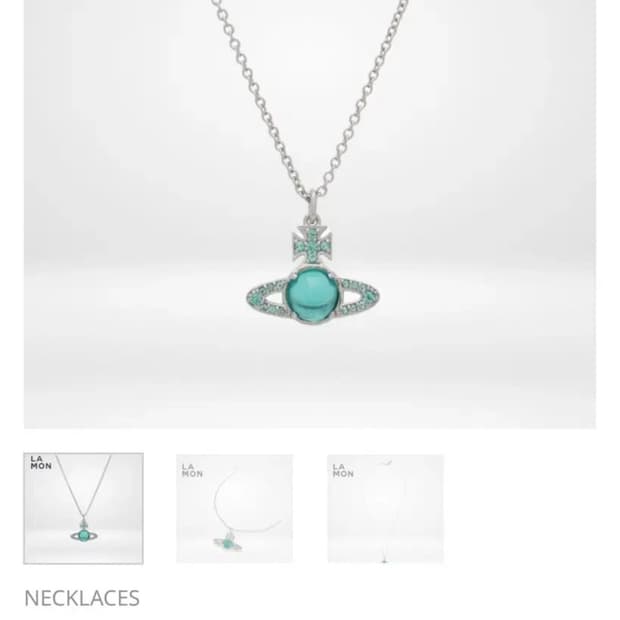 비비안웨스트우드 petulla pendant necklace
