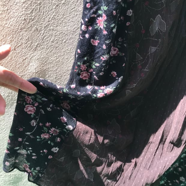 flower lace sleeveless 