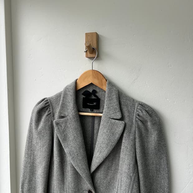 16146 - 이자벨마랑 숄더퍼프 헤링본 블레이저 